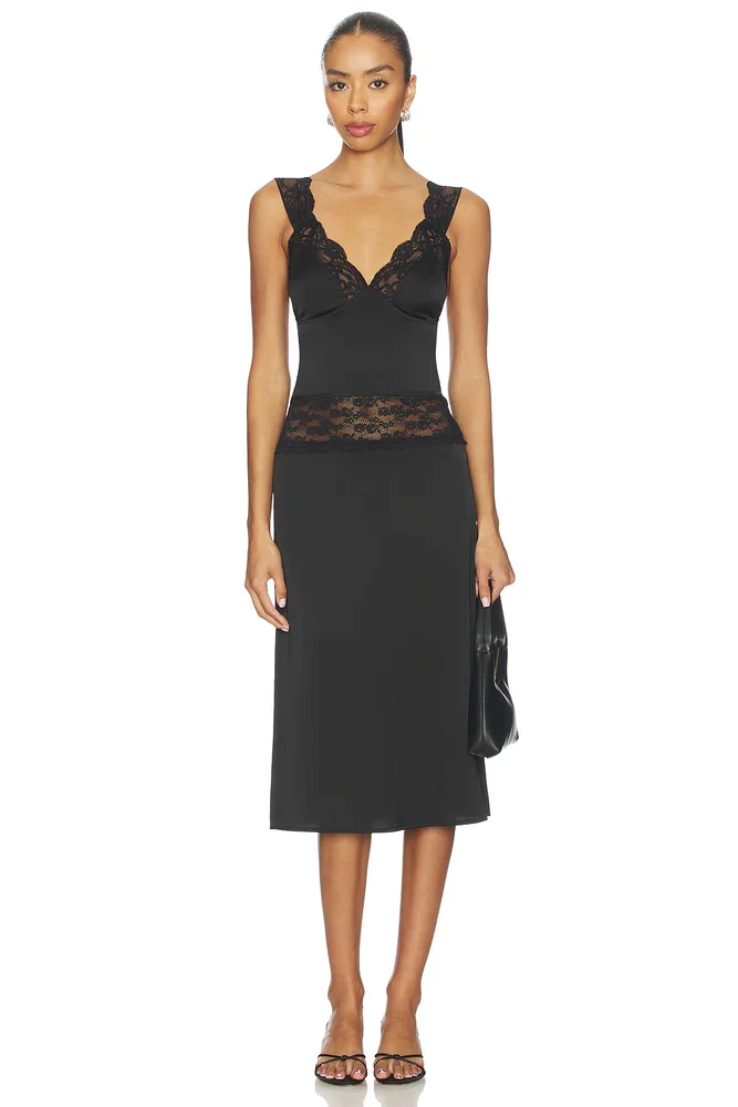 Georgianna Lace Midi Dress