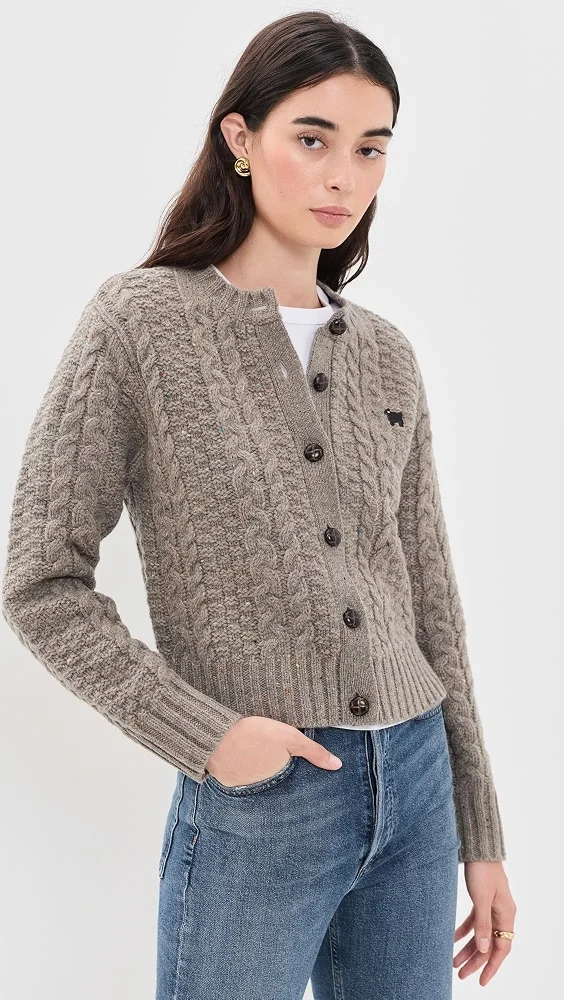 Sheep Donegal Chunky Cable Cardigan
