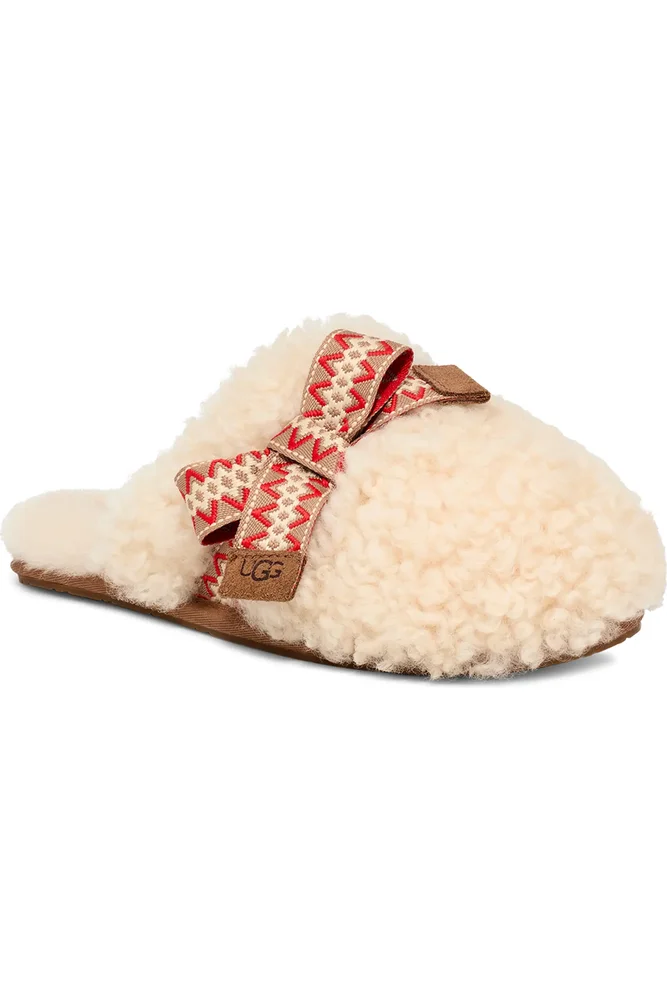 Maxi Curly Genuine Shearling Scuff Slipper (Nordstrom Exclusive)