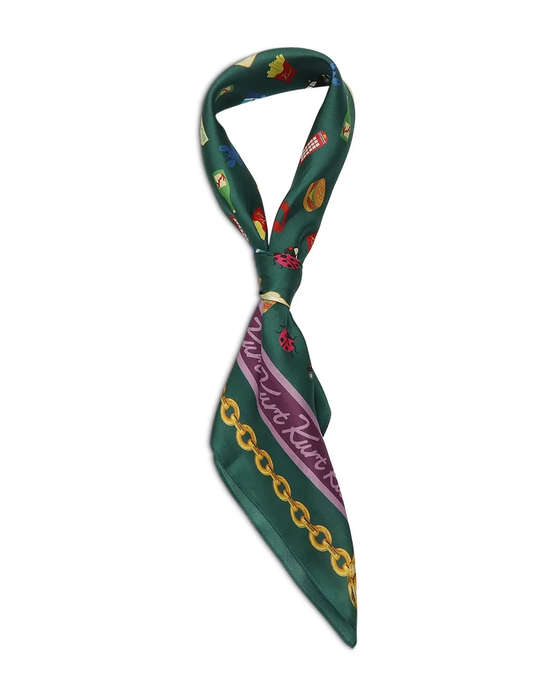 Icons Silk Square Scarf