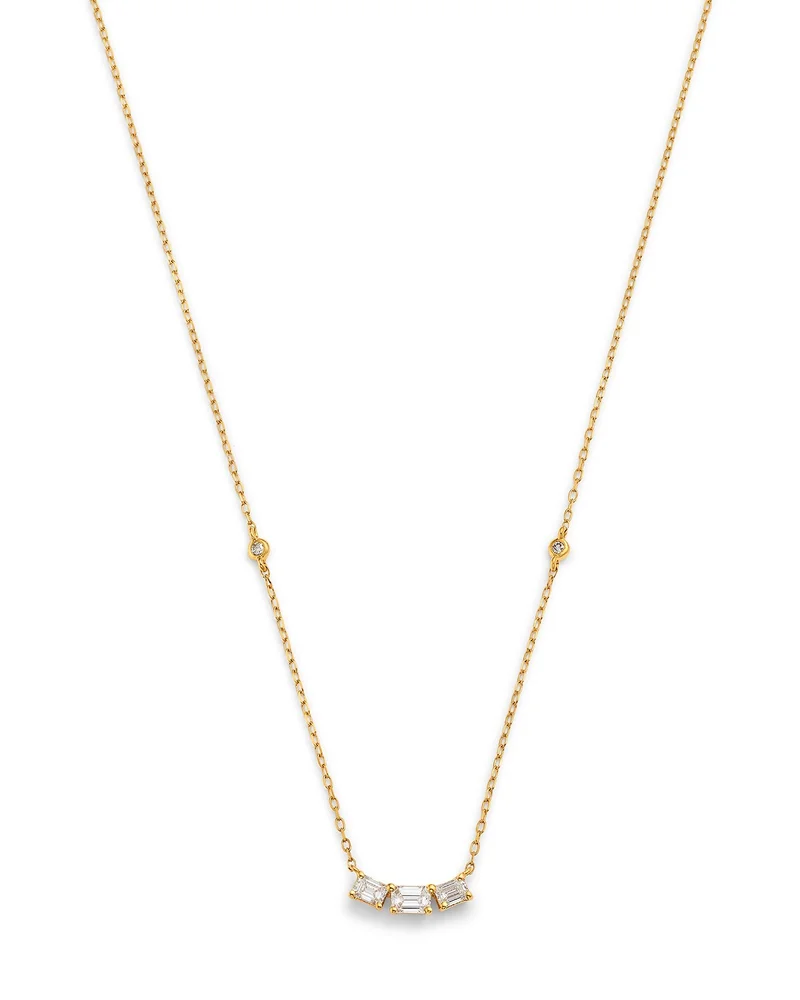 Diamond Pendant Necklace in 14K Yellow Gold, 0.34 tcw