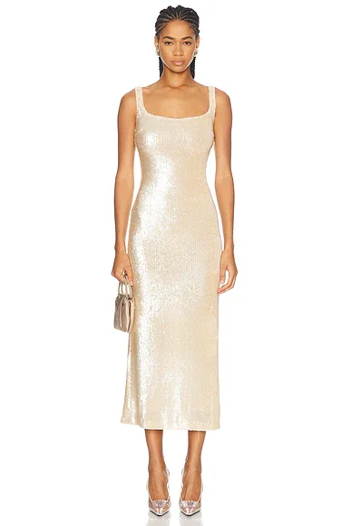 L'Academie by Marianna Ceci Sequin Midi Dress