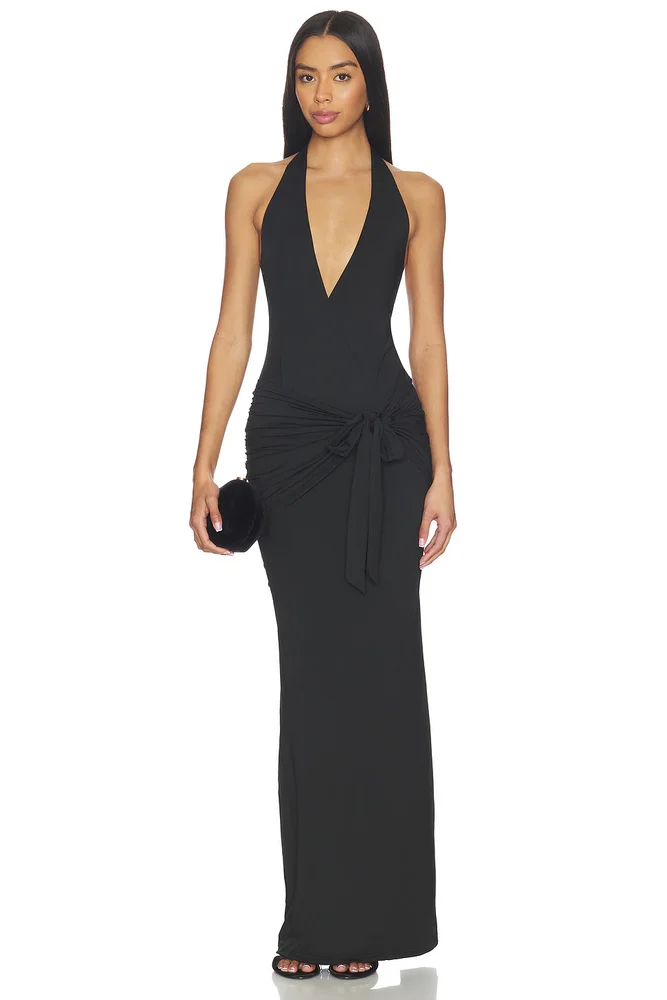 Chloe Halter Maxi Dress