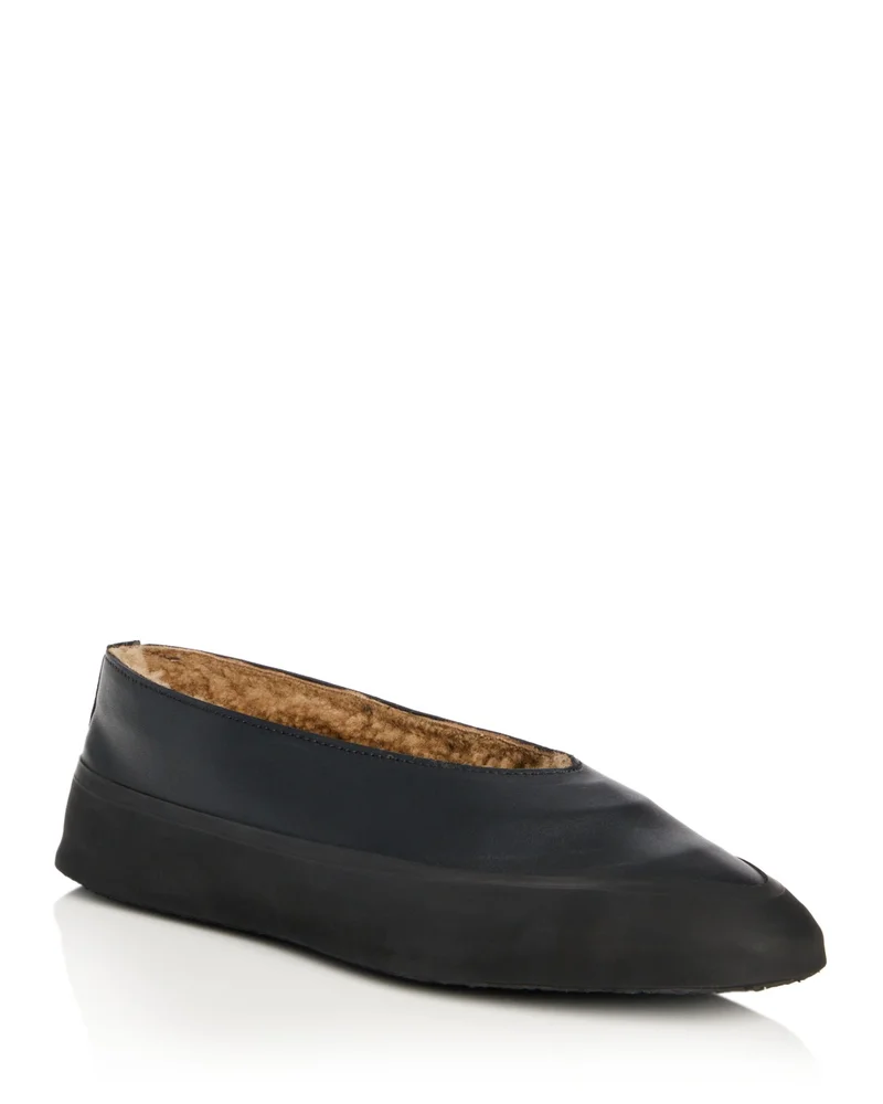 Apres Ski Shearling Lined Ballet Flats