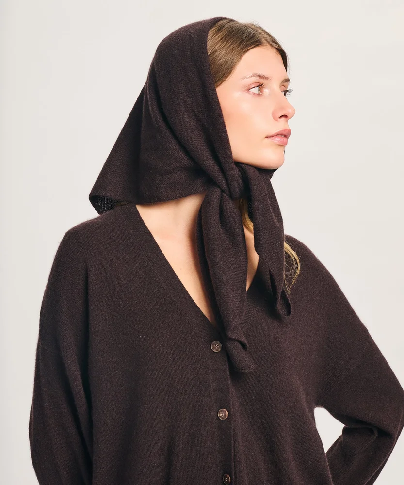 Lightweight Cashmere Triangle Scarf