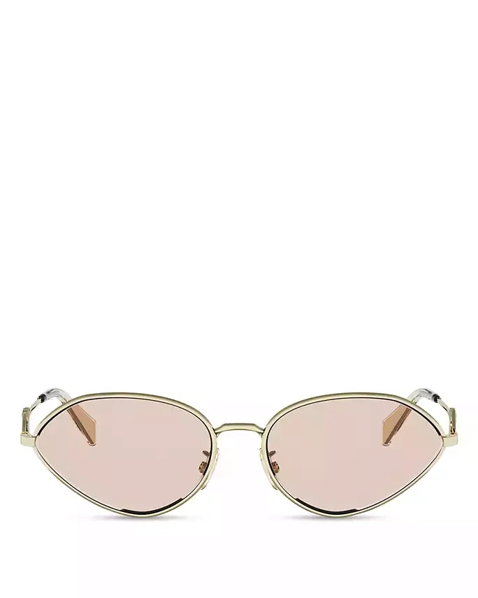 Bordeaux Oval Sunglasses, 58mm