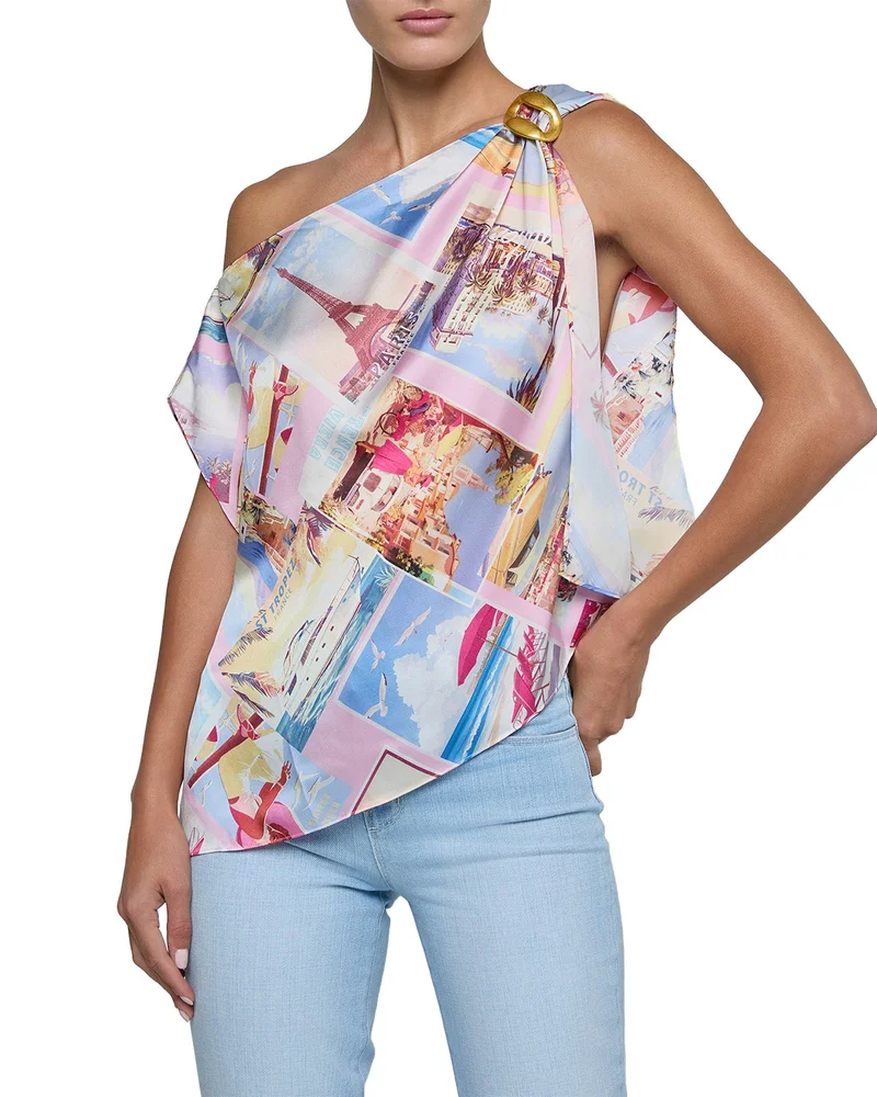 Driselle Scarf Top