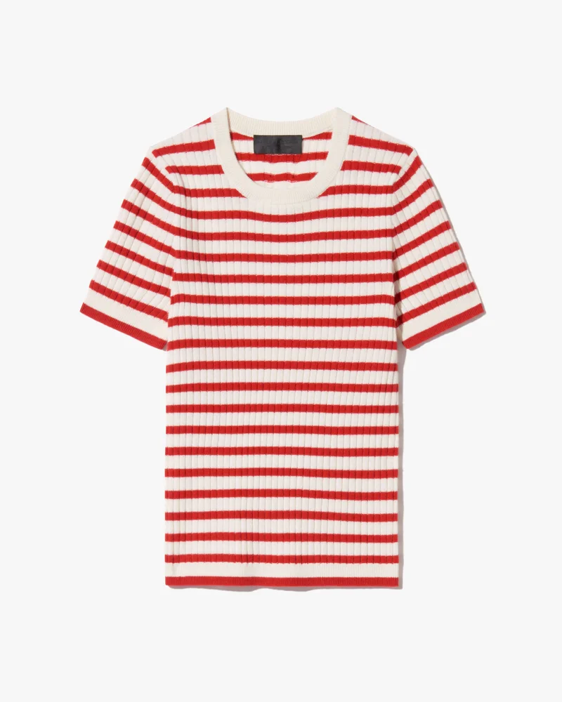 ALITA STRIPE CASHMERE SWEATER