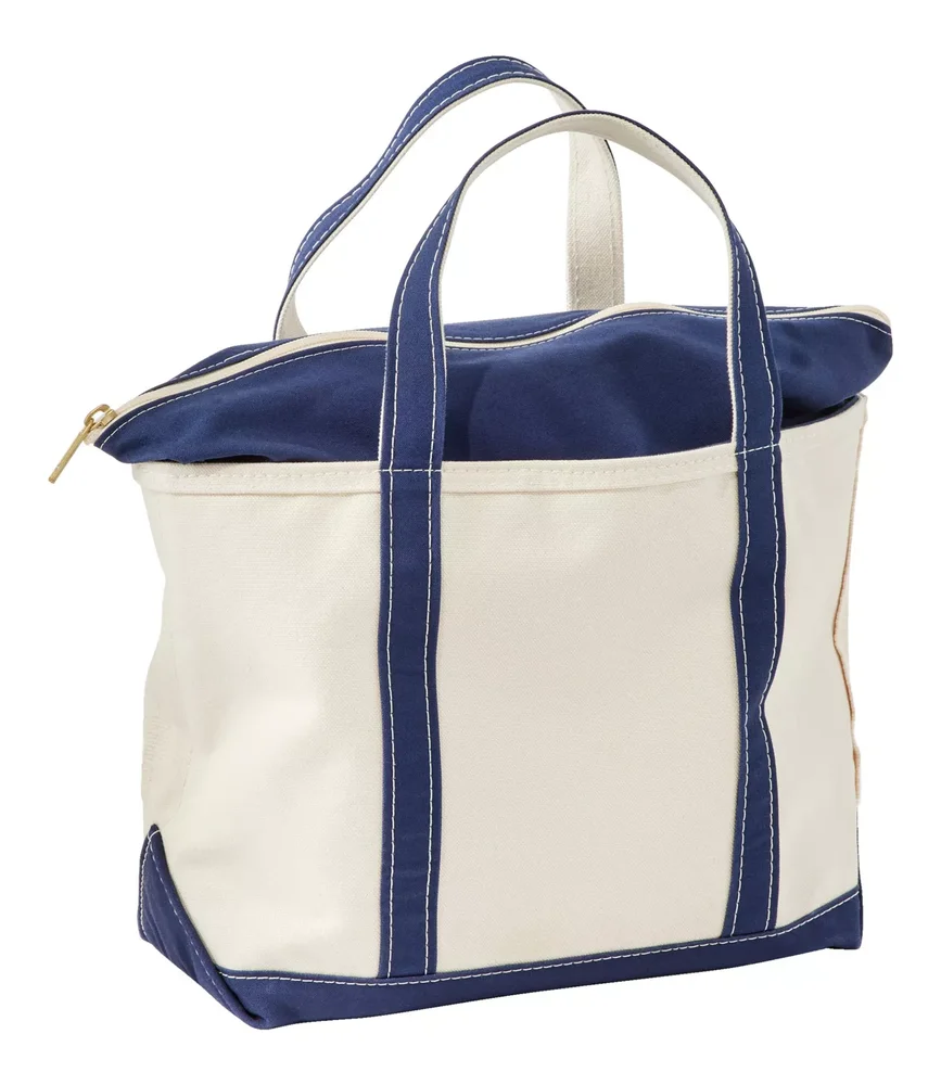 Boat and Tote, Zip-Top, Medium, Blue