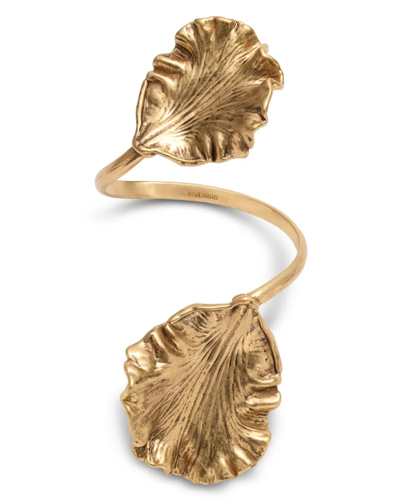Iris Leaf Cuff Bracelet