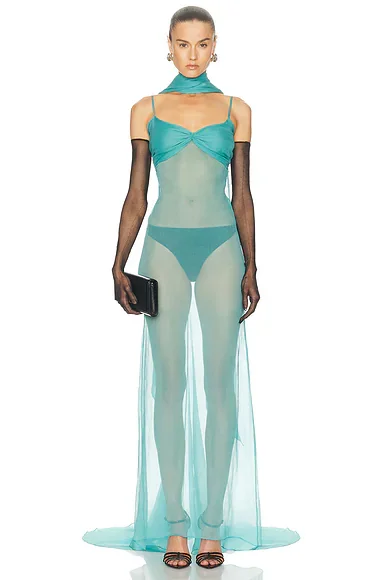 Neck Tie Gown