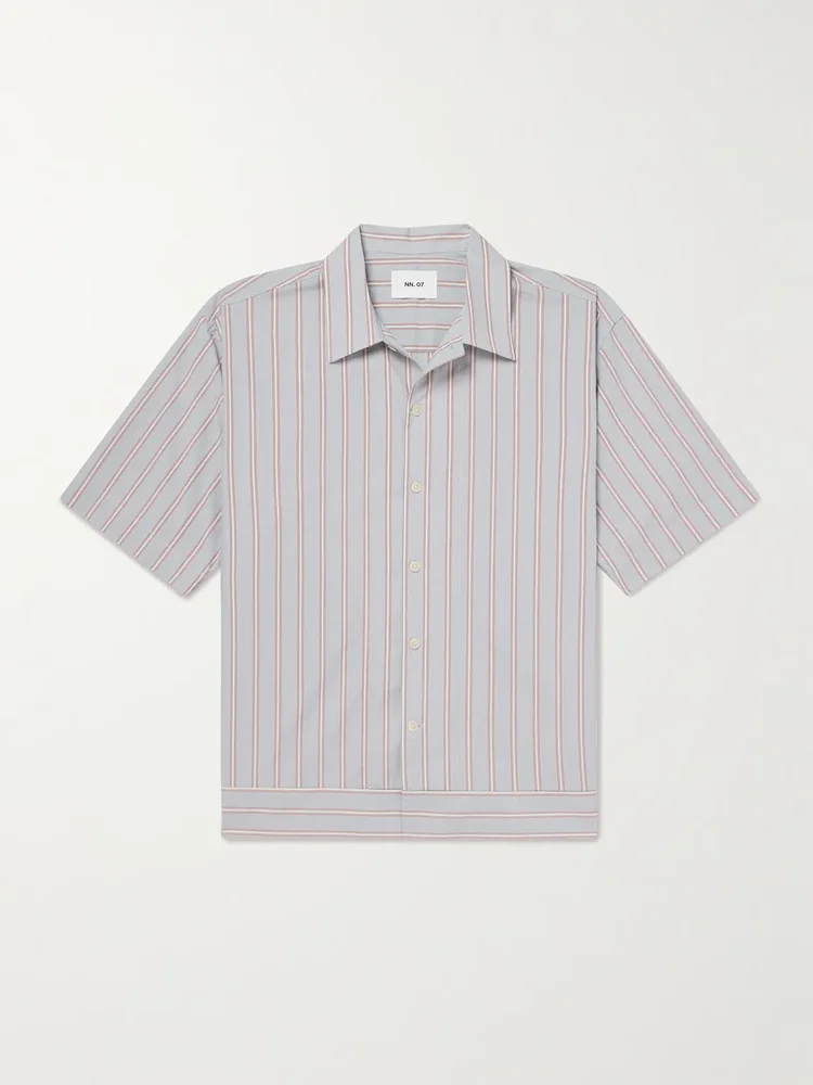 Reed 5322 Striped Supima Cotton-Poplin Shirt