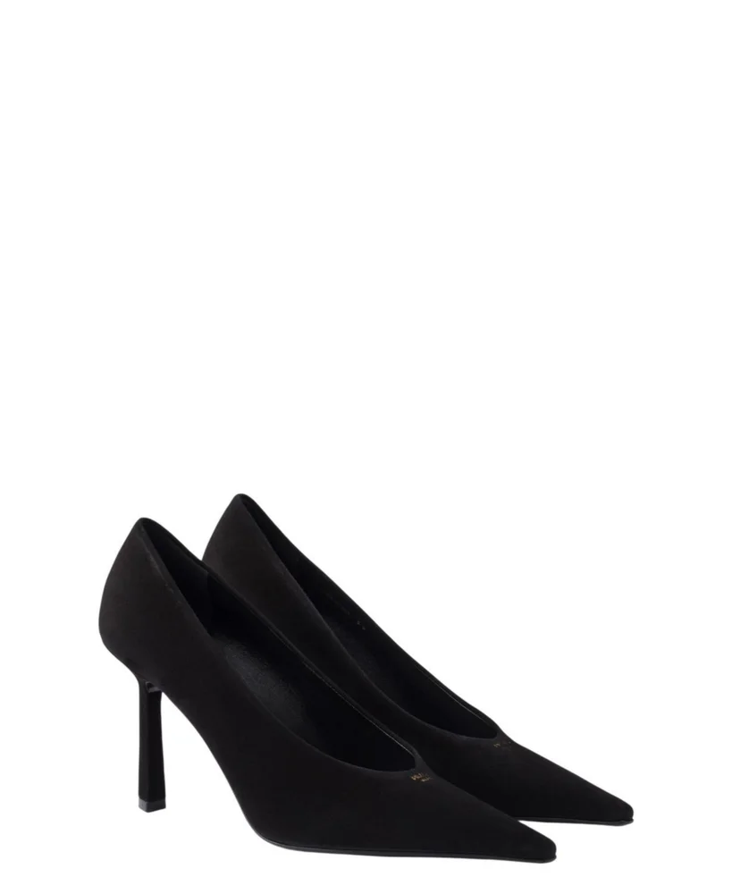 Suede Pointy Toe Pumps