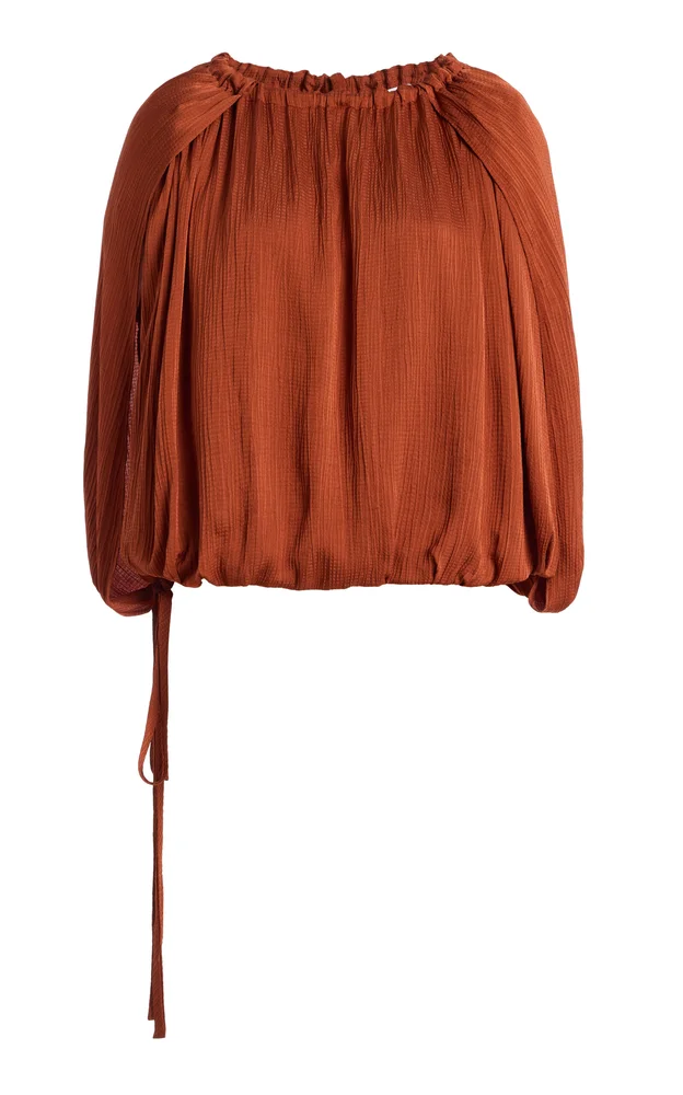 Ardea Bubble Crepe Top