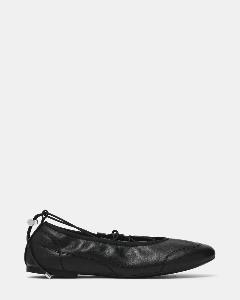 Alme Black Leather