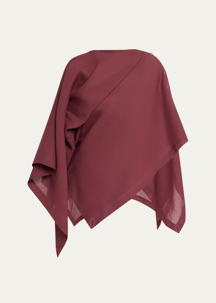All Squares Paper Handkerchief Top