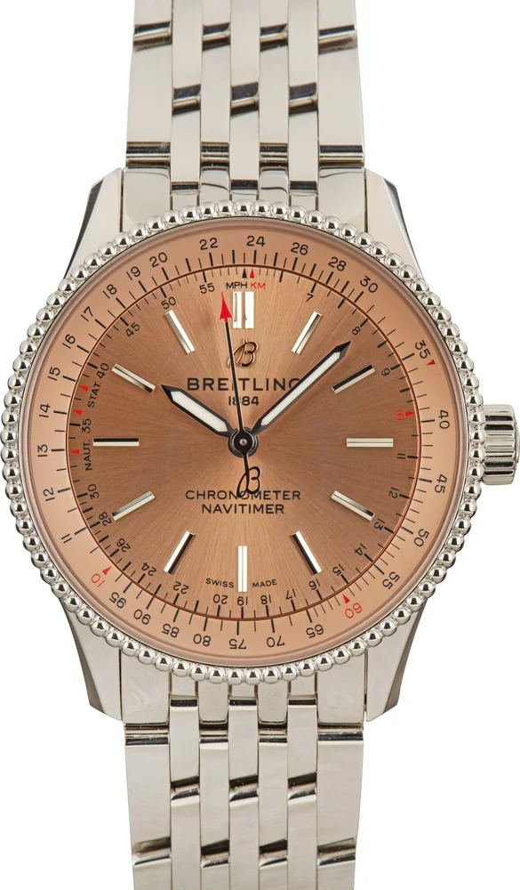 Pre-Owned Navitimer Automatic 35 Copper Dial, Ref. A17395201K1A1 (2023)