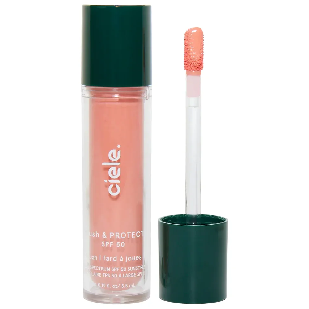 blush & PROTECT SPF 50+ liquid blush in Elodie