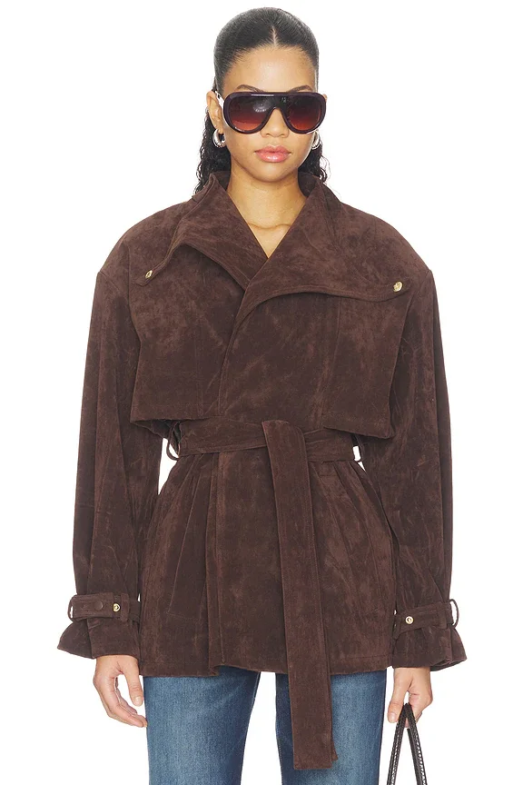 Veronica Faux Suede Jacket