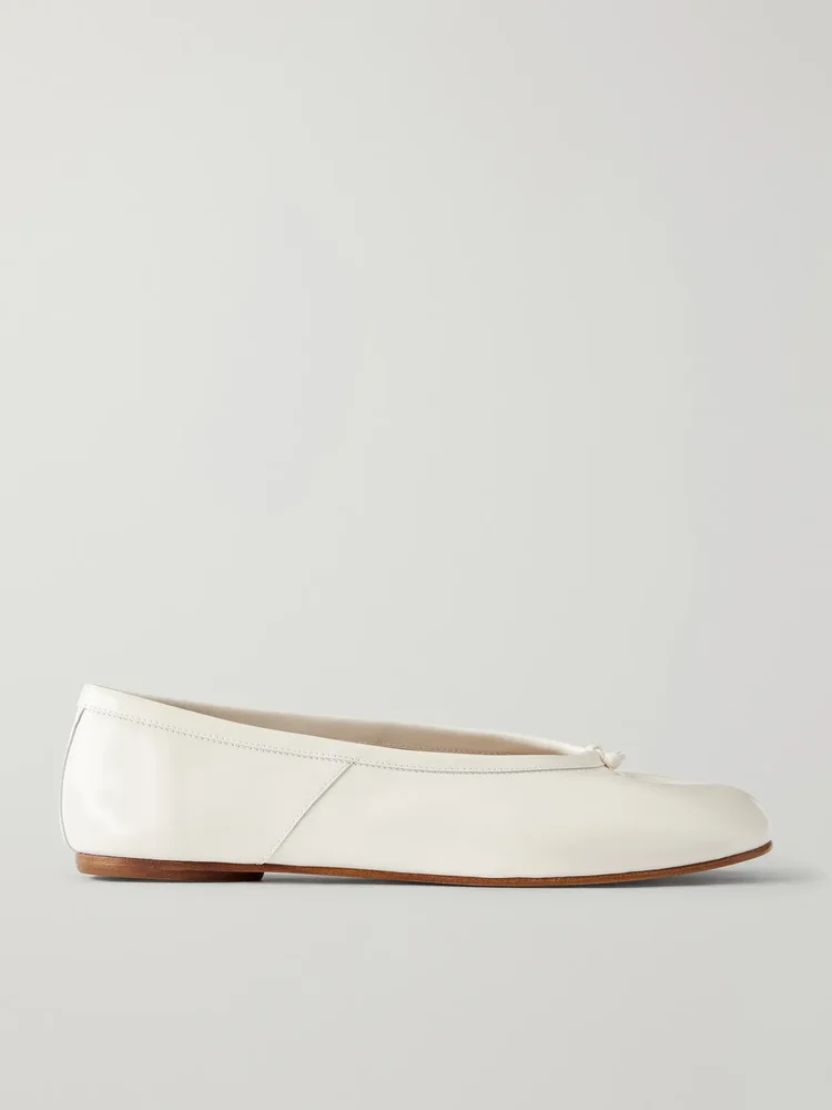 Tabi New Ballerina split-toe patent-leather ballet flats