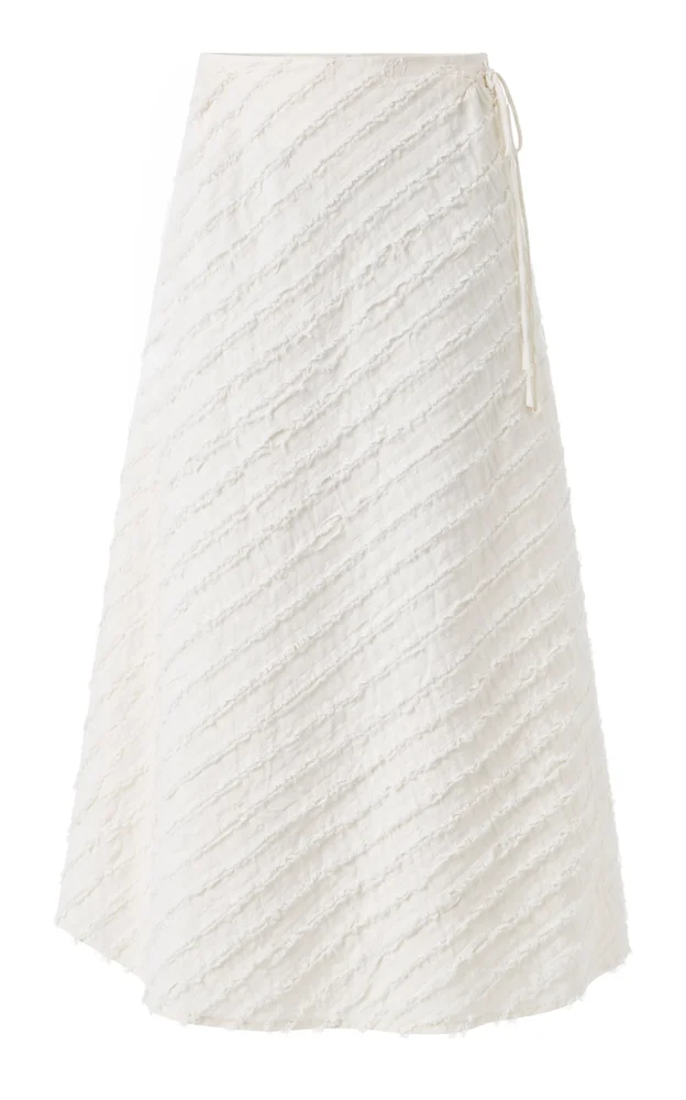 Million Strip Drawstring Circle Skirt