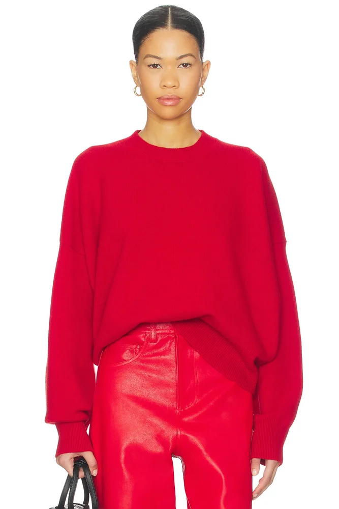 Brushed Wool Crewneck Sweater