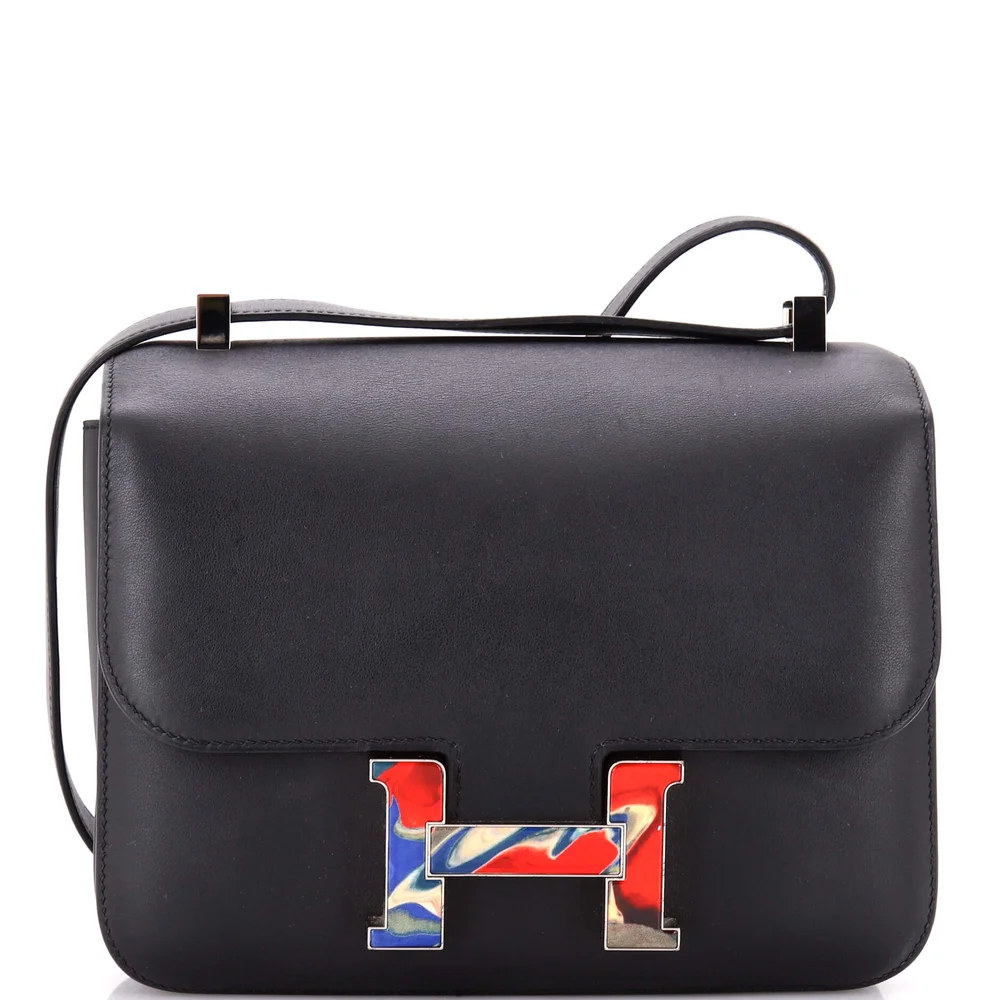 Pre-Owned Constance Bag Swift with Marble Enamel 24