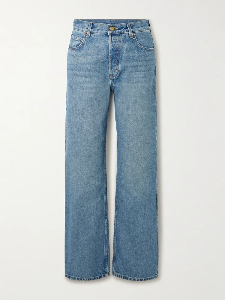 Bec high-rise wide-leg jeans