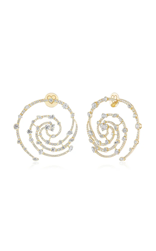 Storm 18K Yellow Gold Multi-Stone Earring