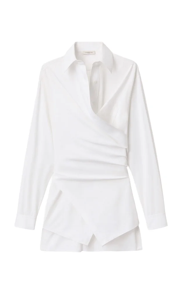 Long Sleeve Convertible Blouse