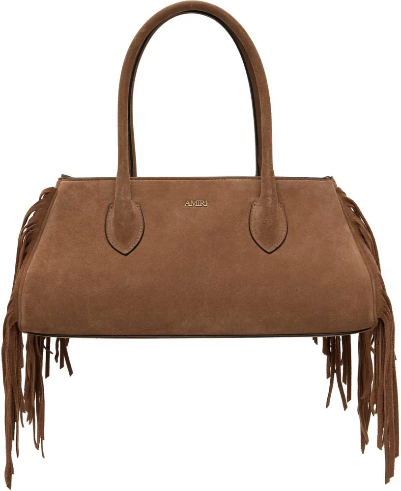 Brown Suede Fringe Honey 40 Shoulder Bag