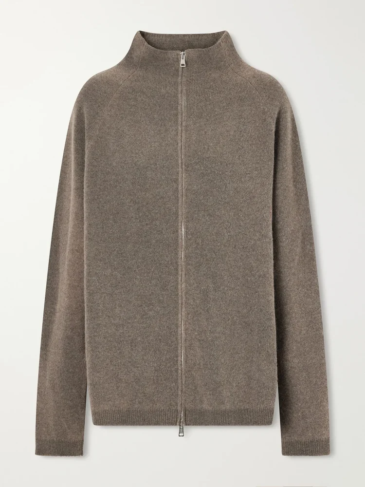 Dash Merino Wool Zip Up Cardigan