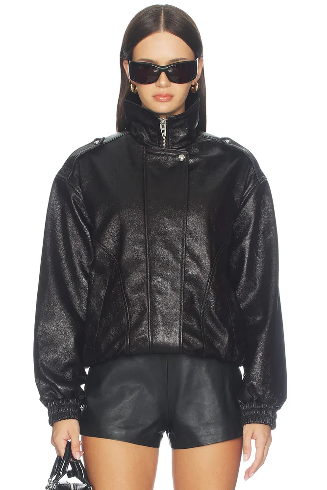 Faux Leather Jacket