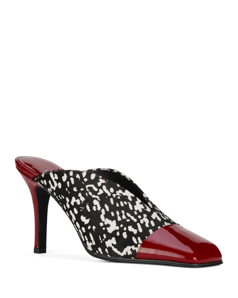 Passage Calf Hair & Leather High Heel Mules