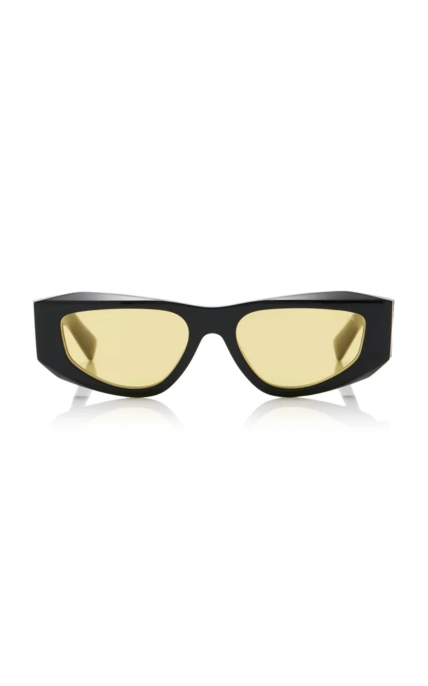 Square-Frame Acetate Sunglasses