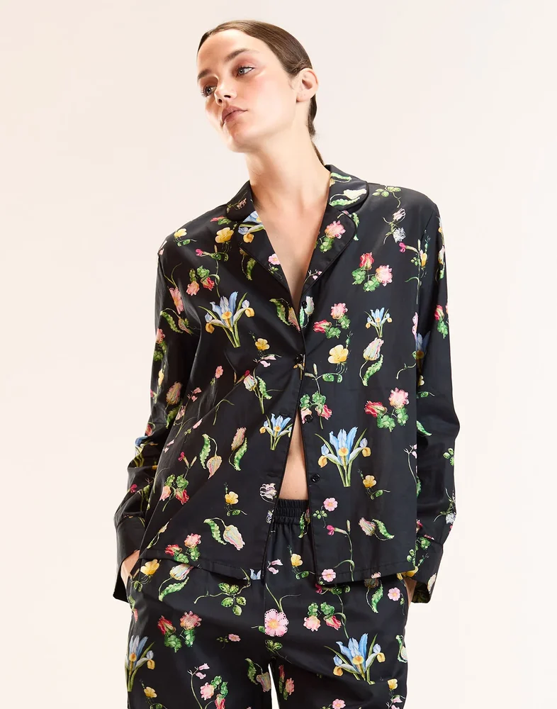 Botanical Noir PJ Top