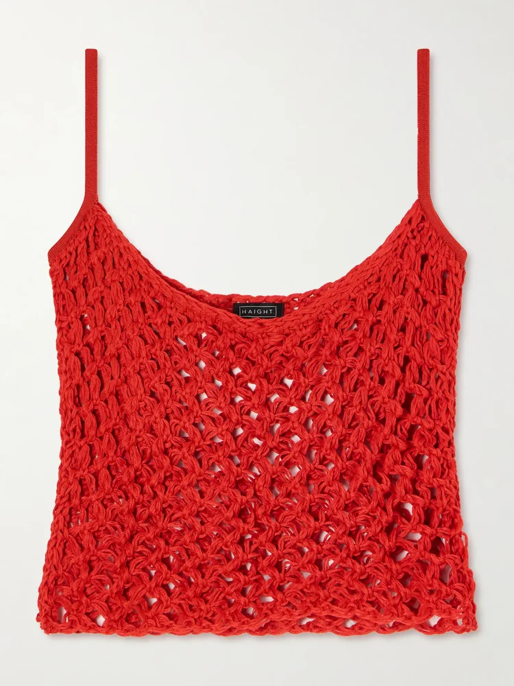 Clara open-knit tank