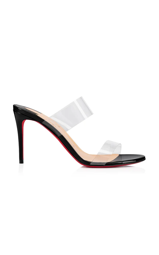 Just Nothing 85mm Patent PVC Sandals