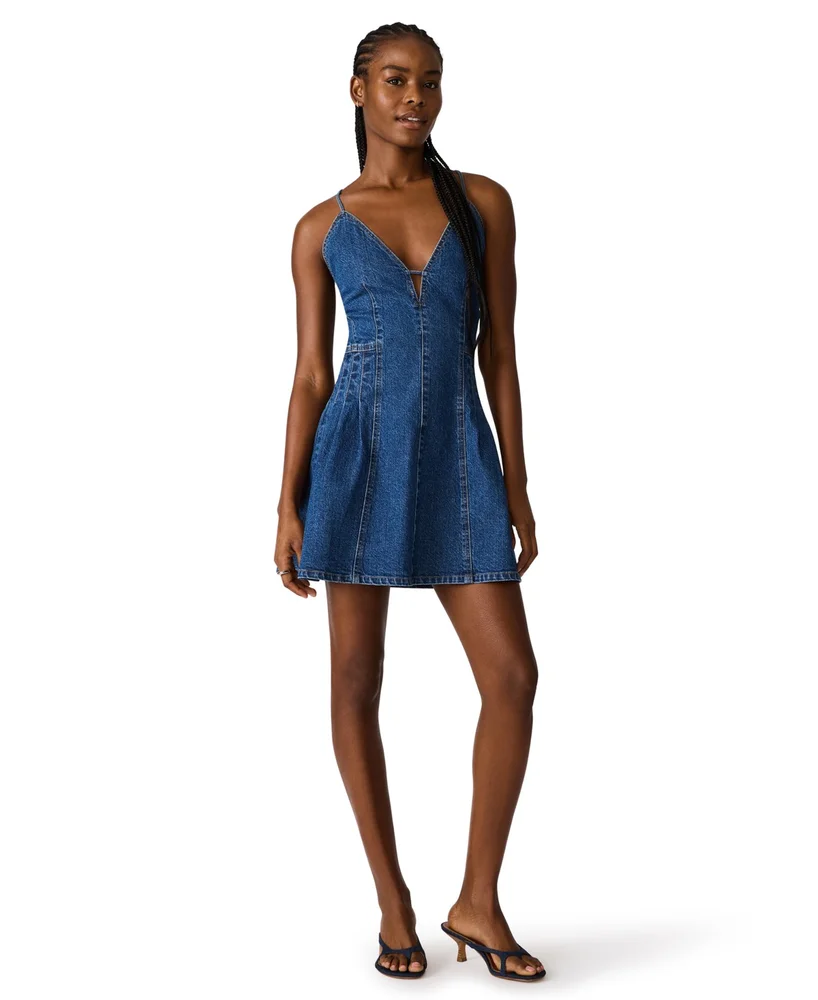 Dianne Sleeveless Denim Mini Dress