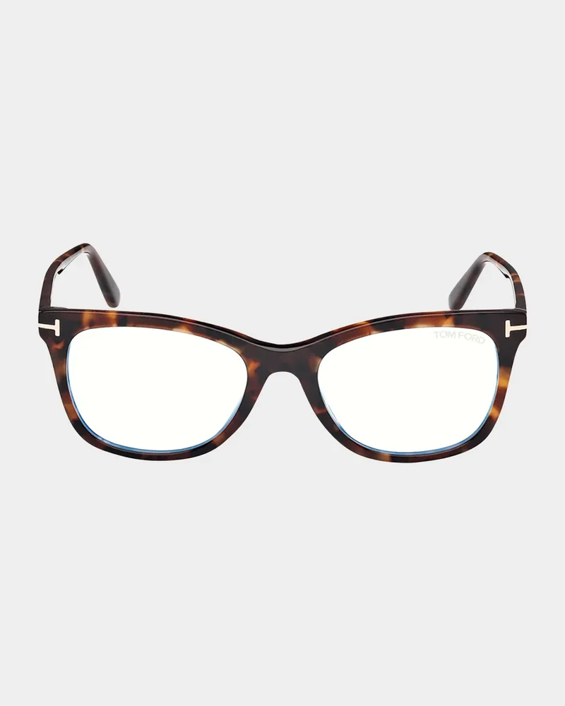Blue Light Blocking Acetate Square Glasses
