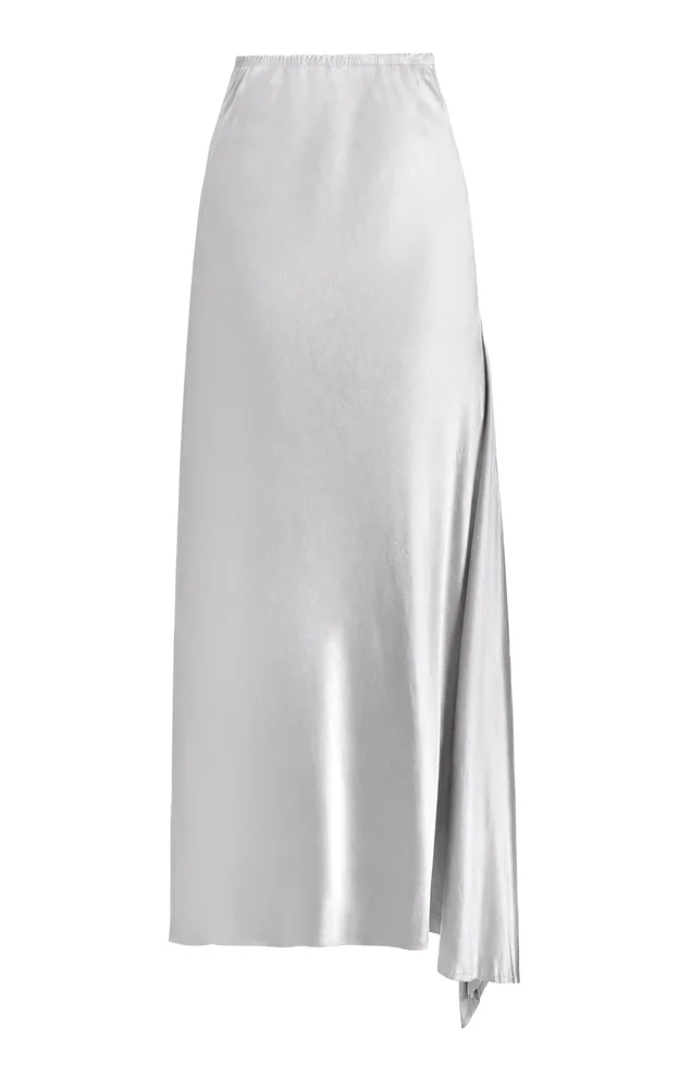 Alex Silk Maxi Skirt