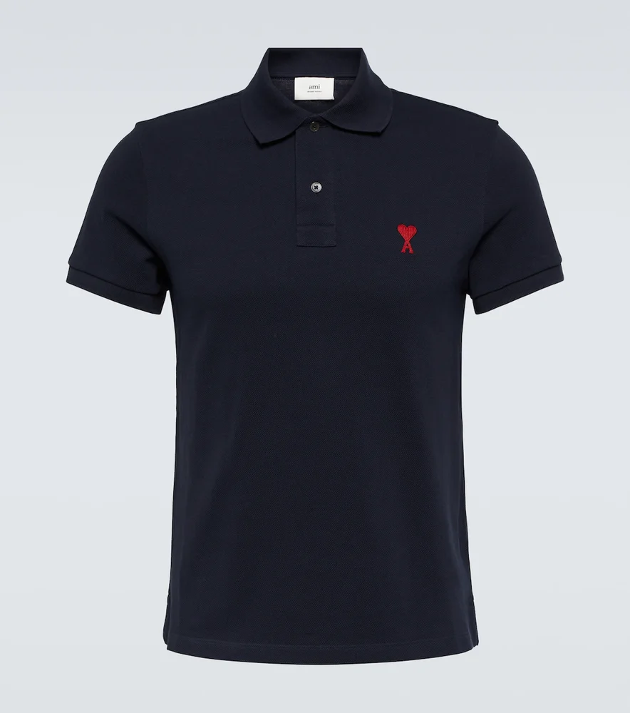 Ami De Cœur cotton piqué polo shirt