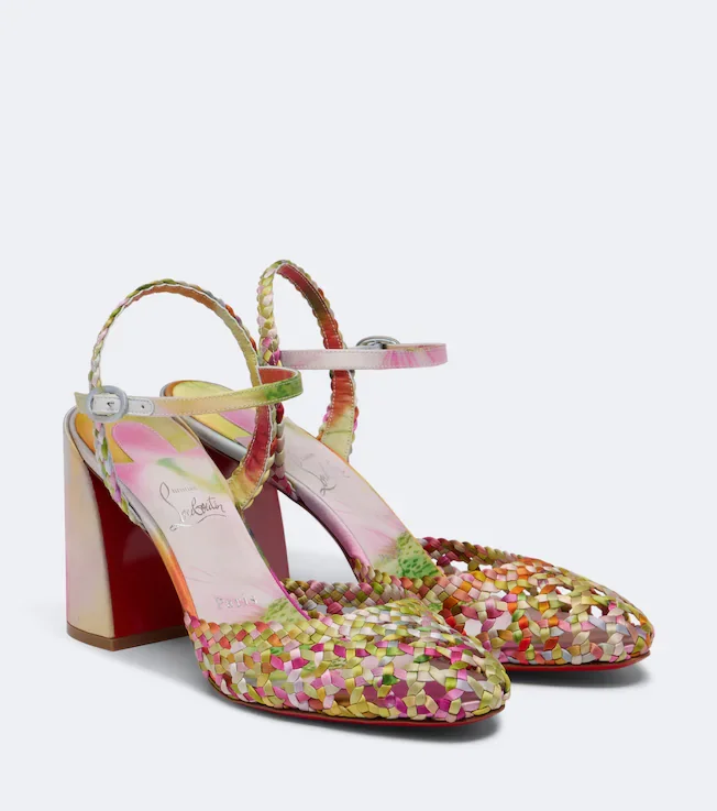 Jane Nandina crêpe satin pumps