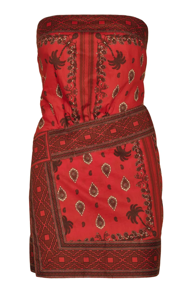 Mares De Sal Cotton Mini Dress