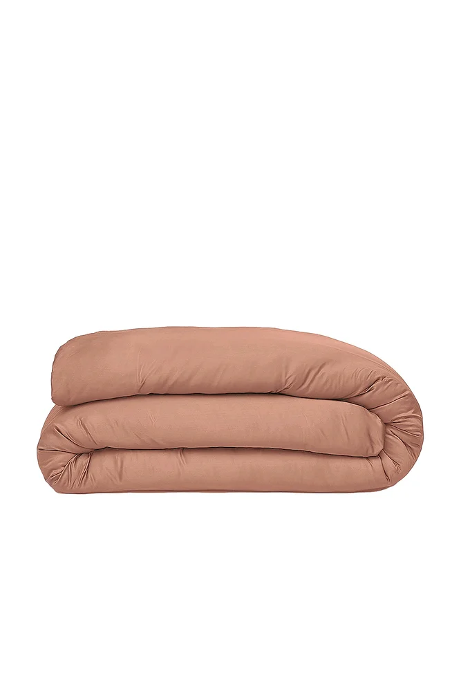 Full/Queen Sateen Solid Duvet Cover