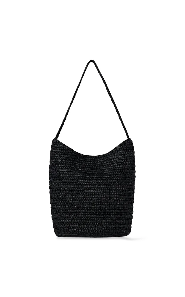 Alma Raffia Shoulder Bag
