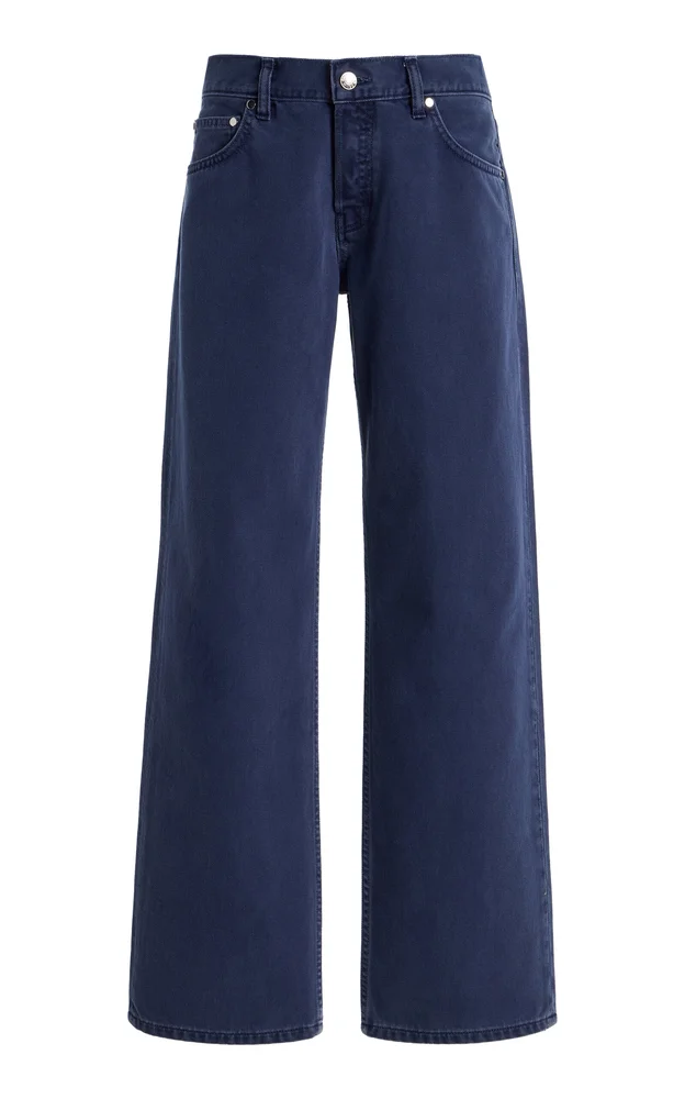 Rigid Low-Rise Baggy Jeans