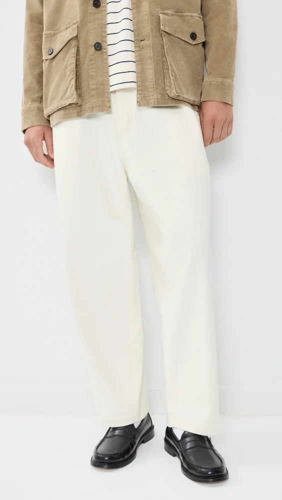 Dutch Slub Drill Wide Leg Pants