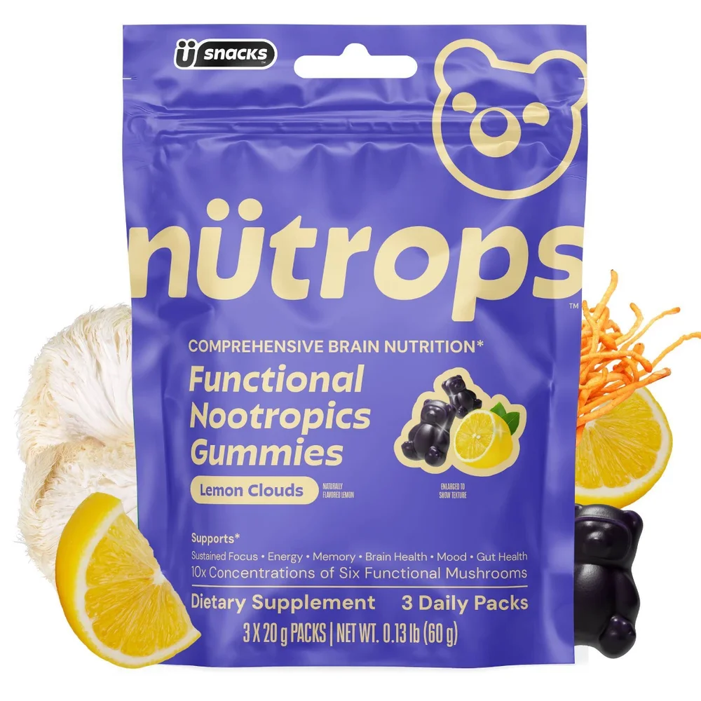 Nütrops Low Sugar Mushroom Gummies, 3 Servings