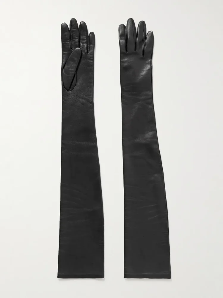 Remo Long leather gloves